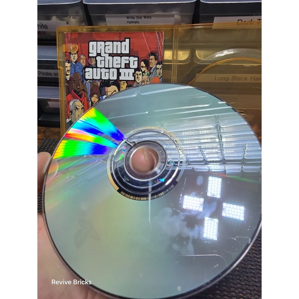 Grand Theft Auto III GTA 3 (Sony PlayStation 2 PS2) Game & Manual Tested Working